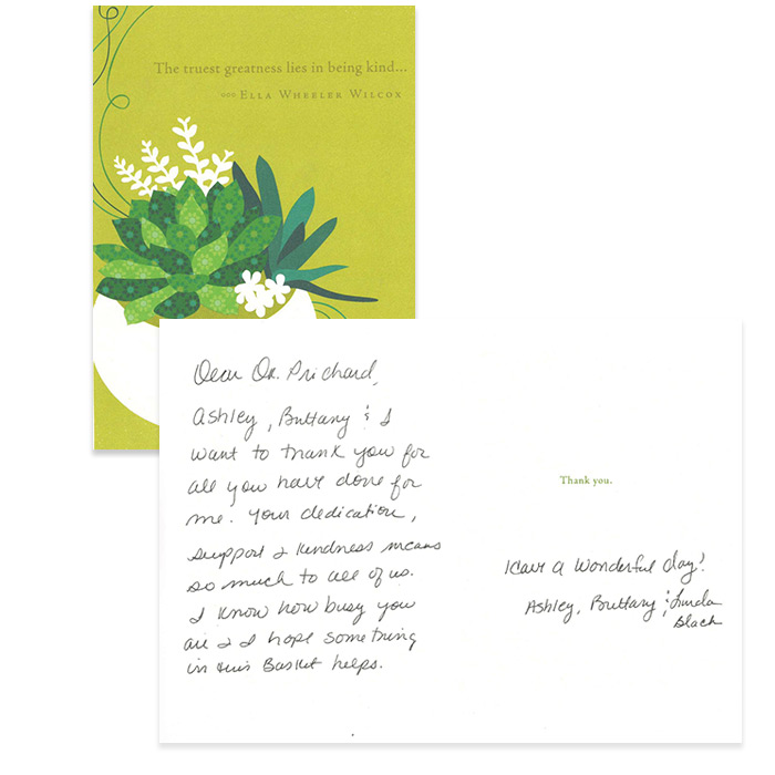 Dr. Prichard Thank You Cards